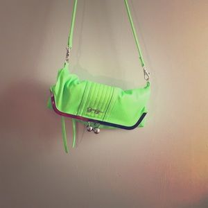 Neon Green Jessica Simpson Clutch